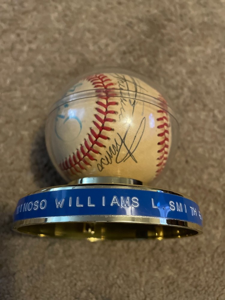 1987 Chicago Diamond Dinner Auto. Program + Associated Auto baseball