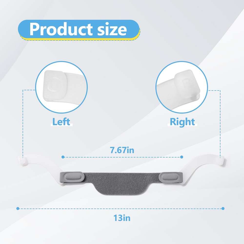 Royal Flag 2-Pack Replacement Headgear Compatible with 2 Packs, Grey