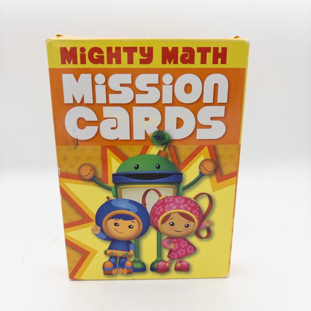 Team Umizoomi Mighty Math Mission Cards Game Educational Learning