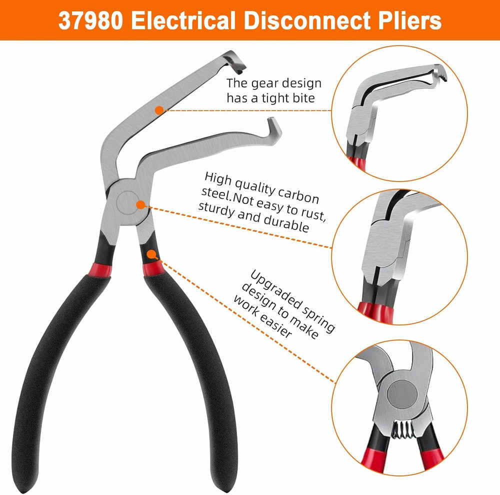 4 Pcs Electrical Disconnect Pliers Electrical Connector Pliers Separaator Tools
