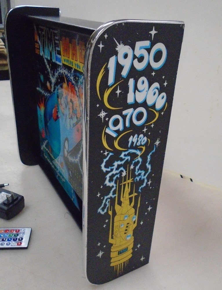 Time Machine Pinball Head LED Display light box