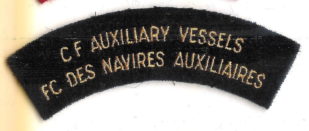 Canadian Forces Auxiliary Vessels Shoulder Flash