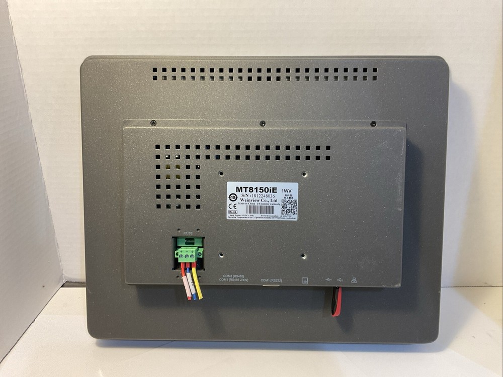 Weinview MT8150iE 15 Inch Tested And Working Pulled From Working Environment