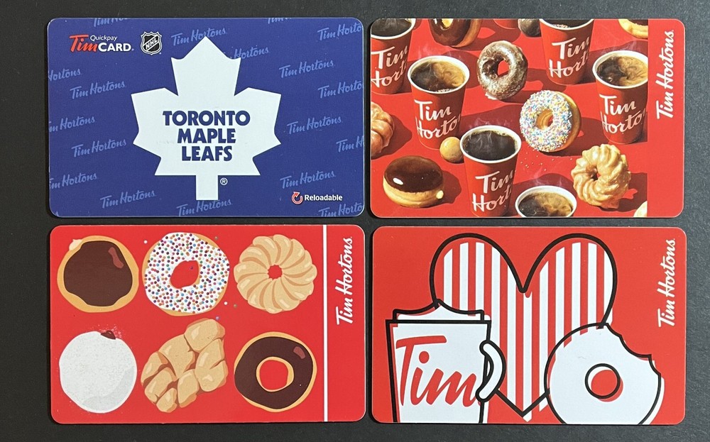 TIM HORTON'S - GIFT CARDS - (no monetary value)