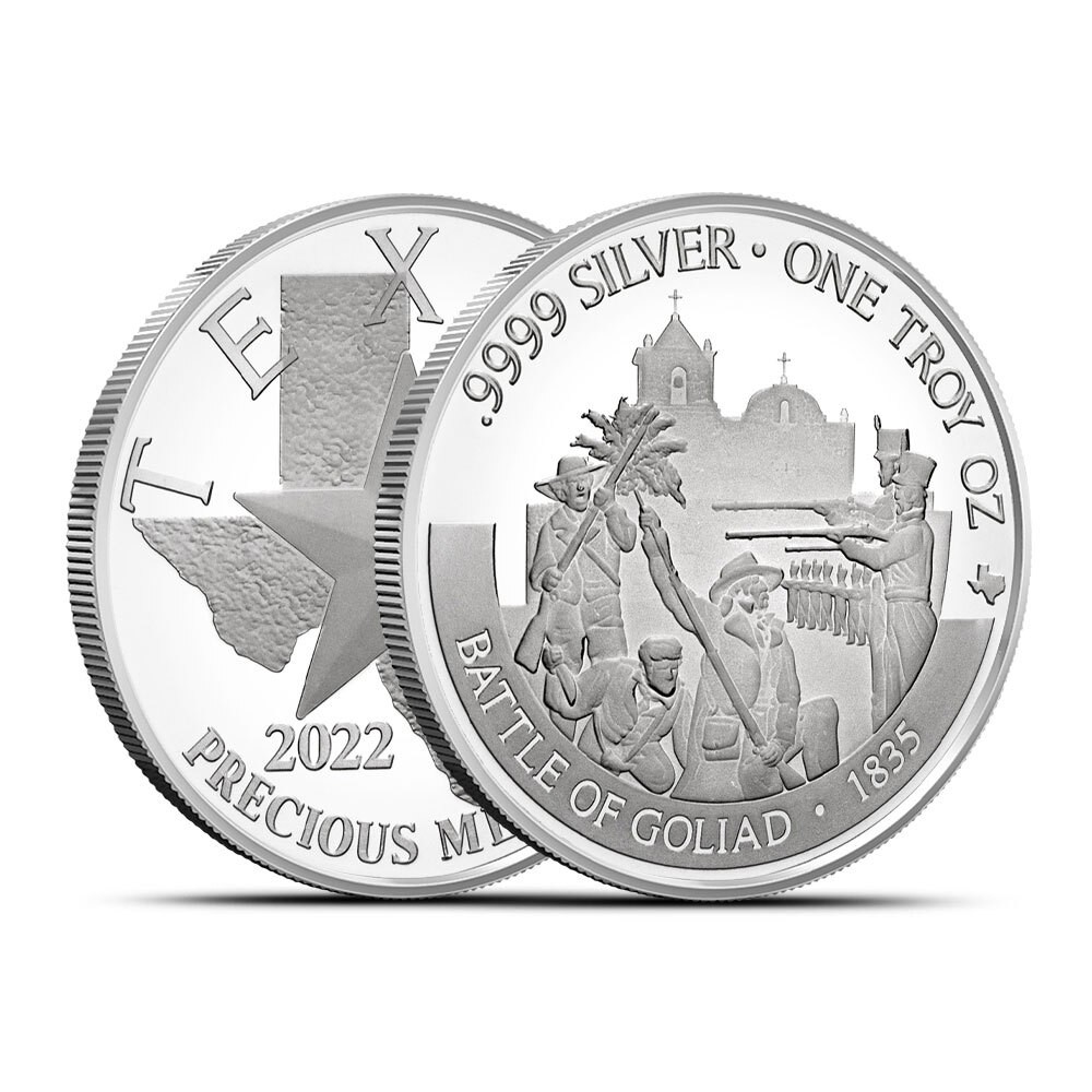 Texas Mint Silver Revolution Series 4-Round Set