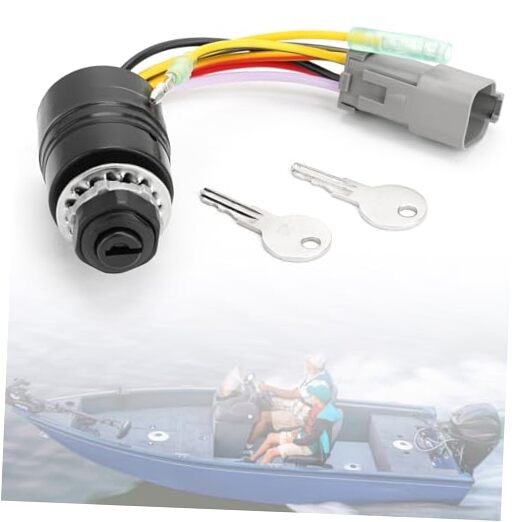 129572 Ignition Switch with Keys Fit for Tracker Boats, Ignition Switch with