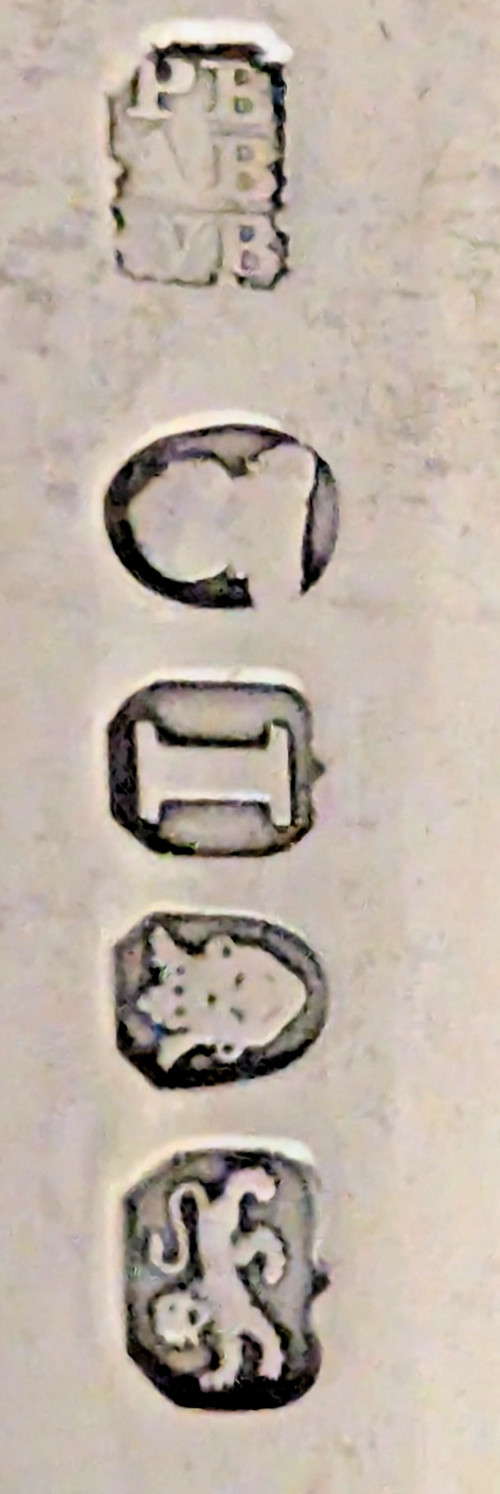 (2) Matching Peter Ann William Bateman Sterling Silver Tablespoons London 1804