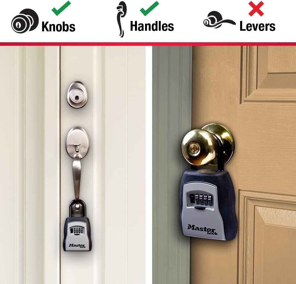 Master Lock Key Lock Box with Code, Outdoor Lock Box for Realtors, p