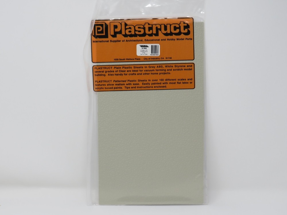 Plastruct 91588 Random Polished Stone Path Patterned Sheets O Scale 1:48
