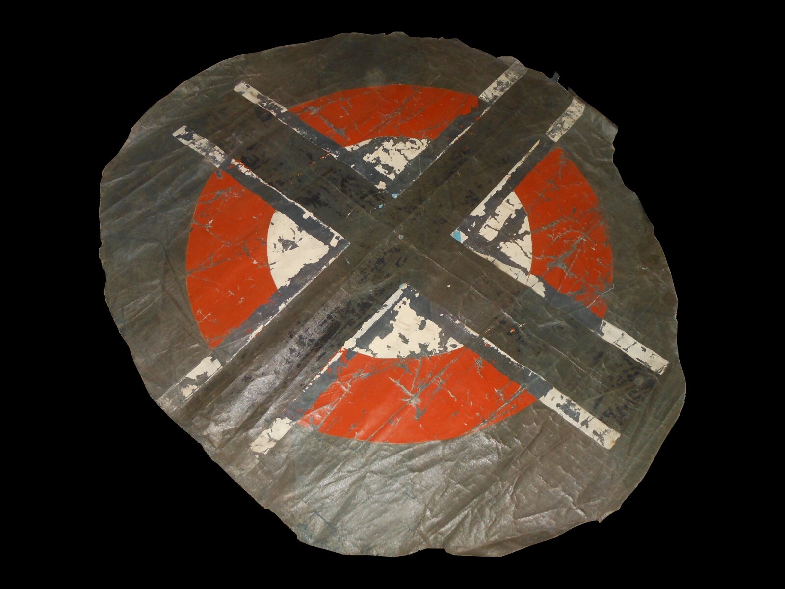 WW1 German Fliegertruppen - AIRCRAFT FABRIC SKIN - LONZENGE CAMOUFLAGE & CROSS