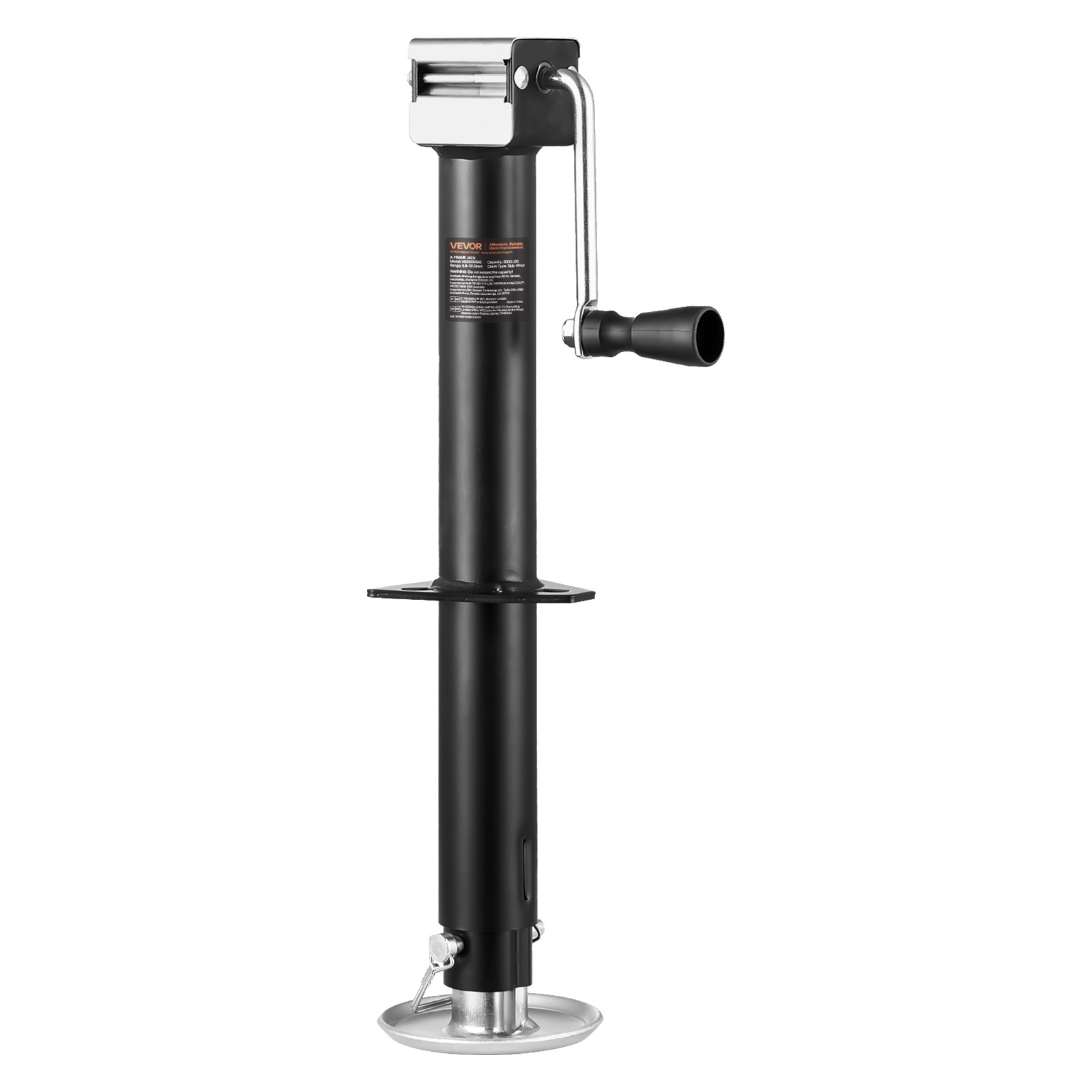 VEVOR A-Frame Trailer Jack 5000 lb Bolt-On Tongue Jack, New