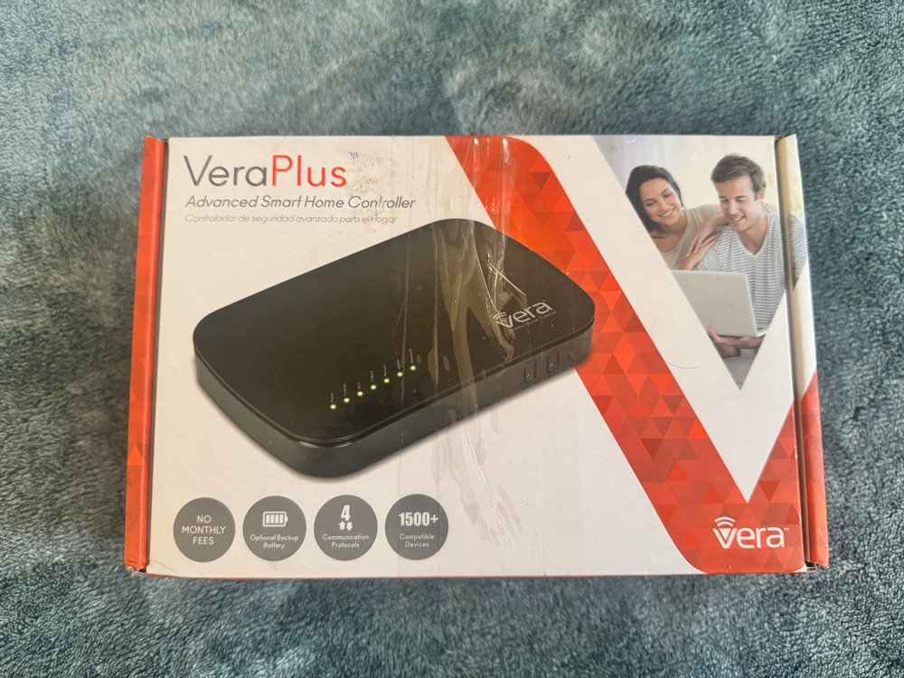 Vera Plus Advanced Smart Home Controller, Z-Wave, Bluetooth, Zigbee, WiFi, NIB