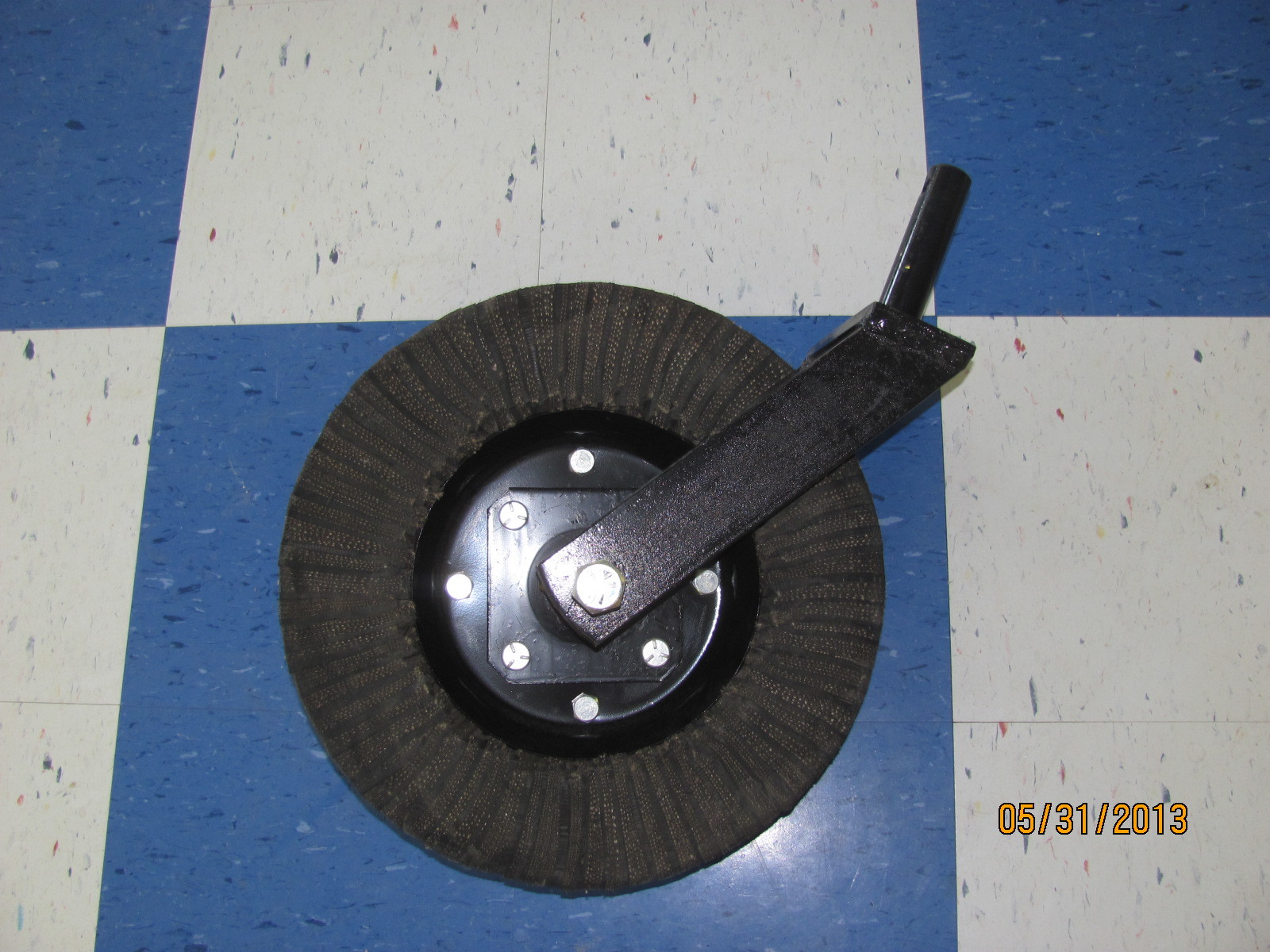 KING KUTTER TAILWHEEL ASSEMBLY COMPLETE, 1-1/4" SHANK, ROTARY CUTTER BUSH HOG