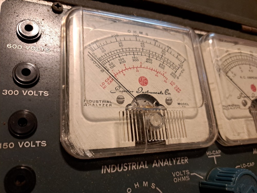 Westinghouse Model 73 Industrial Analyzer Test Set Volt Amp Hi Cap Meter