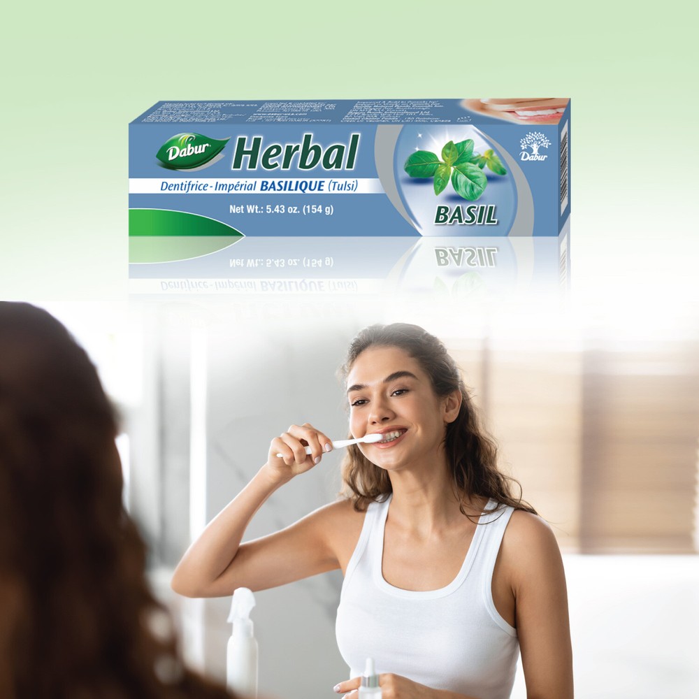 Dabur Herbal Toothpaste Imperial Basil 154g/5.43oz
