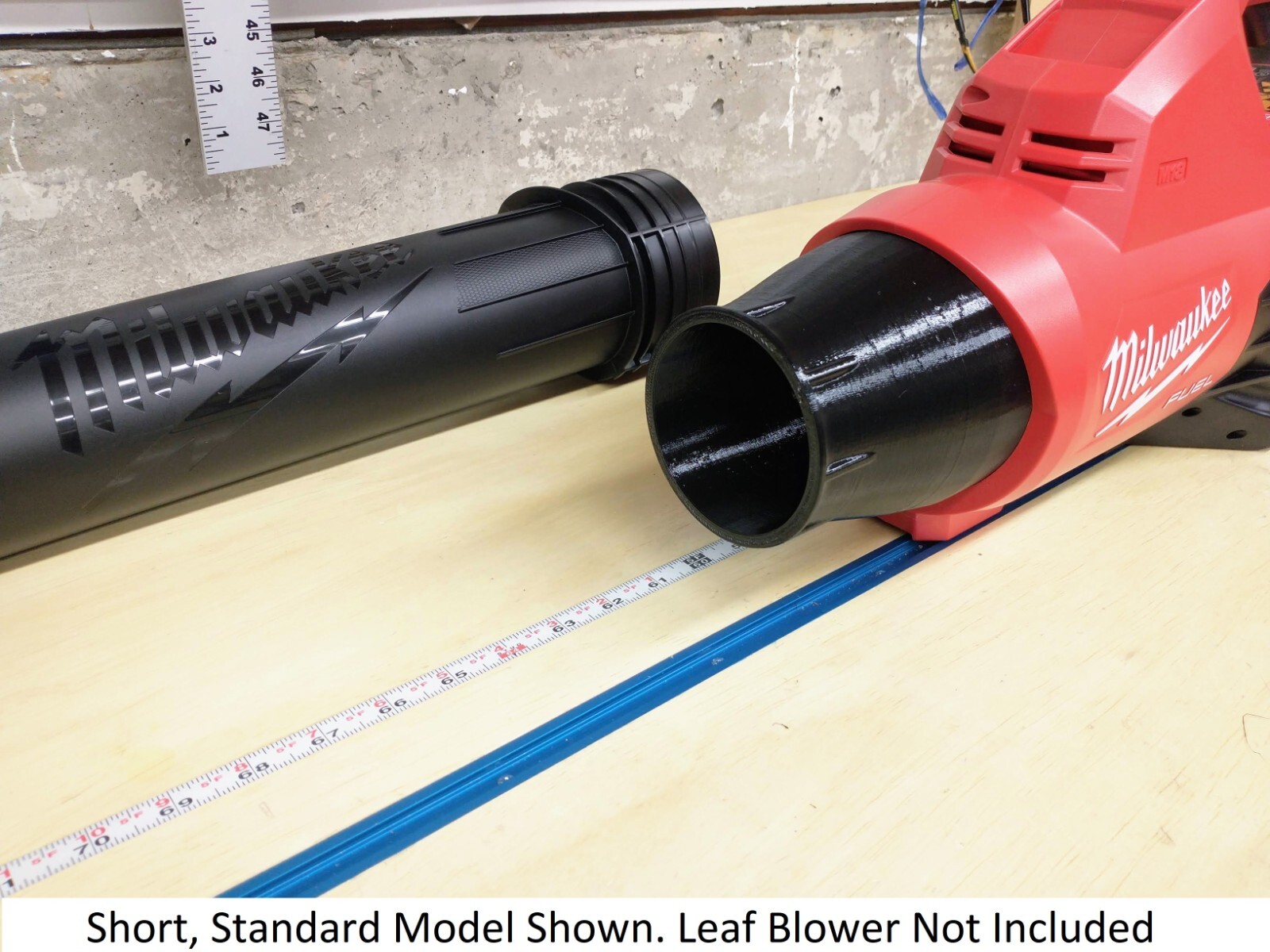 Short or Super Short Nozzle for Milwaukee Dual-Battery M18 2824-20 Leaf Blower
