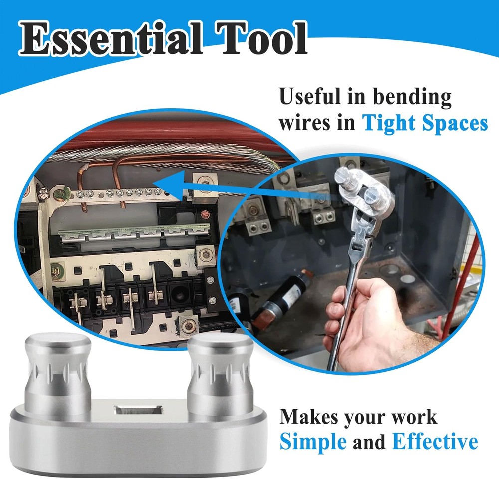 77455 Cable Bender Tool, Connects to 1/2'' Ratchet, Wire Bender Tool-Maximum ...
