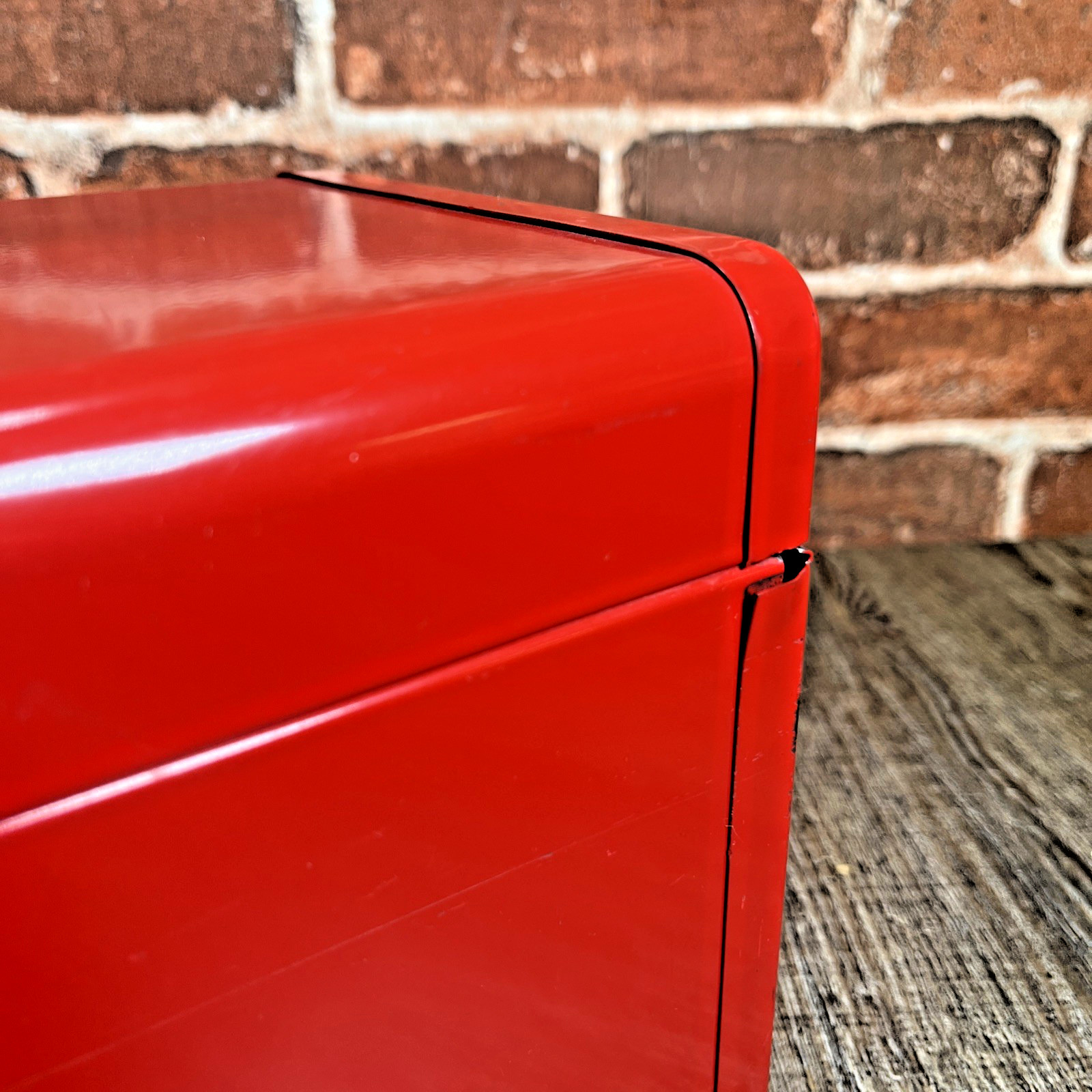 Proto metal tool box vintage Red 15 in Lockable With Tray Top Handle Clean Good