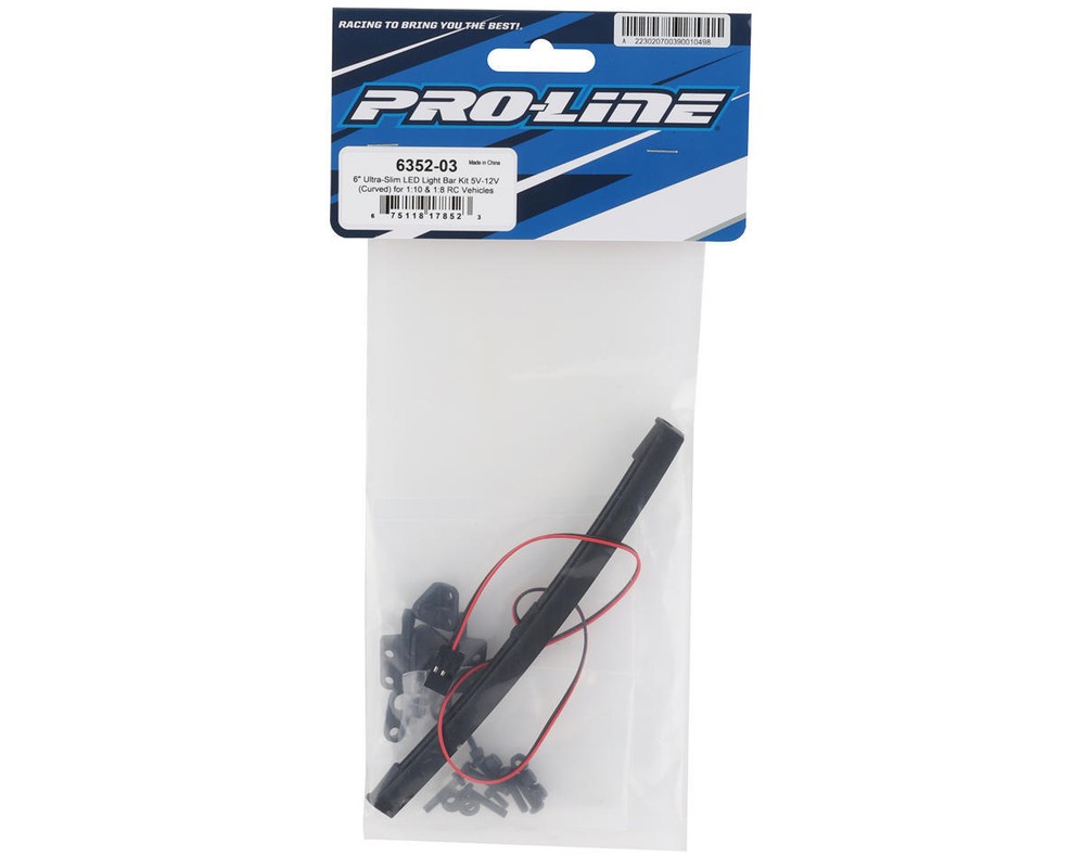 Pro-Line 6" Ultra-Slim LED Light Bar Kit 5V-12V (Curved) [PRO6352-03]