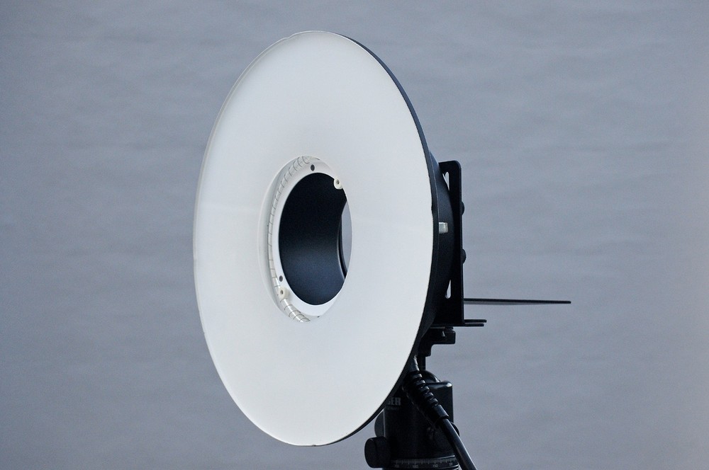 Bowens Ring Flash, 15" Diffuser, Camera Bracket, for Speedotron Black Line