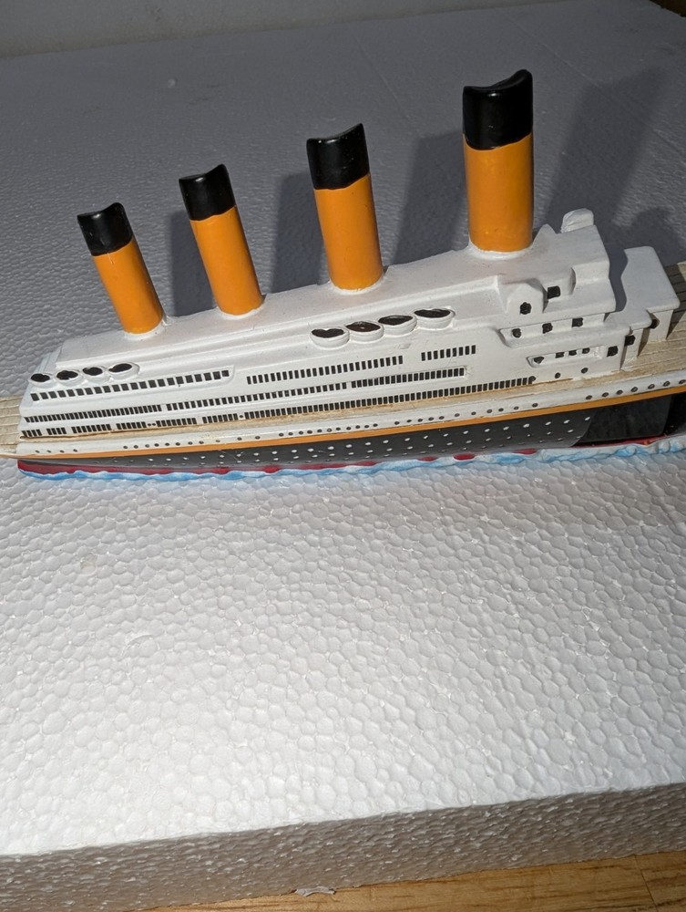 Titanic 3D Ship With Authentic Coal