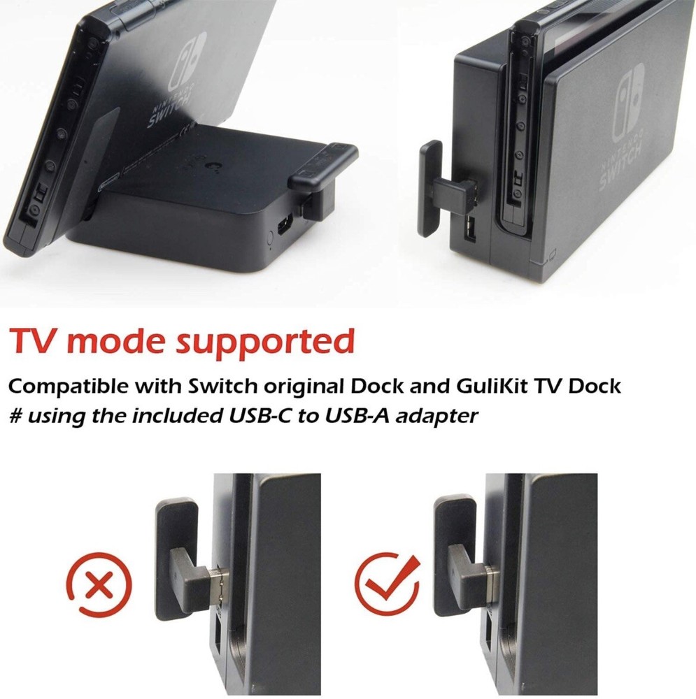 GULIkit Route Air bluetooth Adapter HIFI Audio Tranceiver For Nintendo Switch