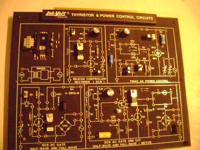 LabVolt 91011-20 Thyristor & Power Control  Circuits Electronics Board EDU