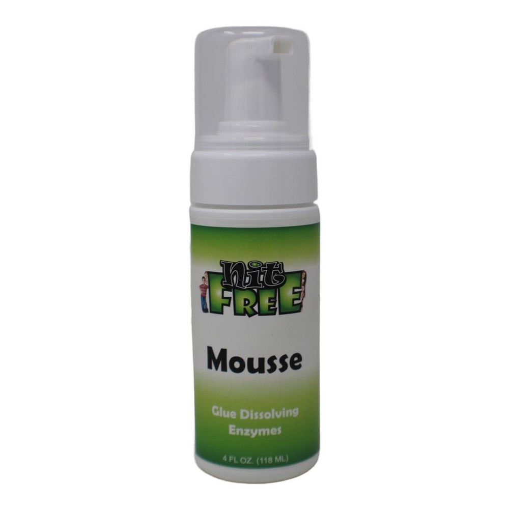 Nit Free Enzyme Lice Mousse and Glue Dissolver