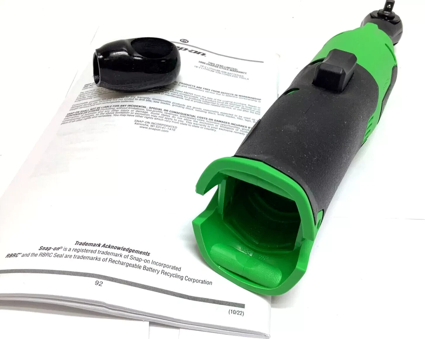 SNAP ON TOOLS Lithium Ion CTR814 GDB 14.4V 1/4" drive Cordless Brushless Ratchet