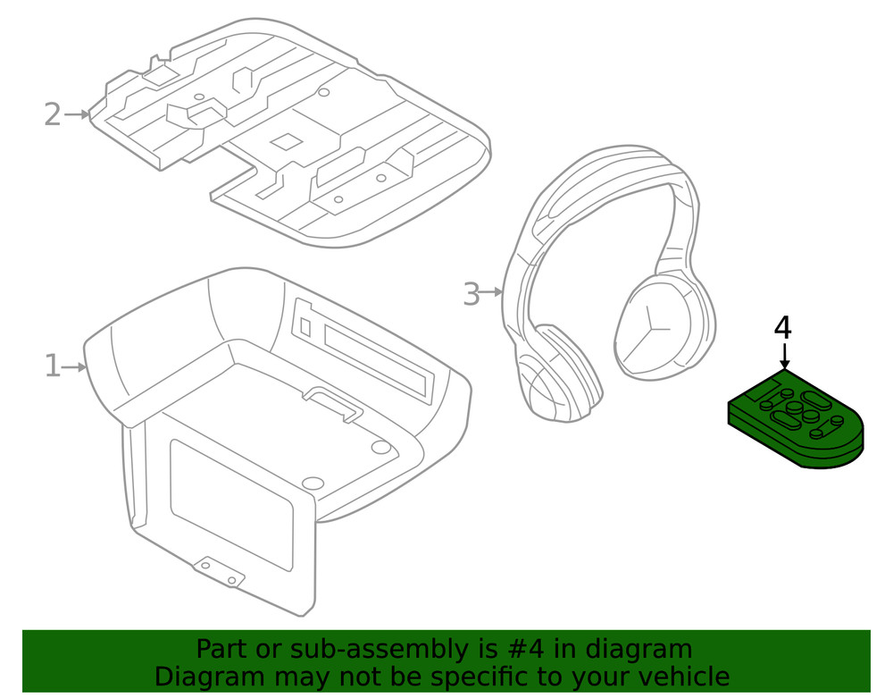 Genuine Ford Remote Control 5F9Z-18C908-AA