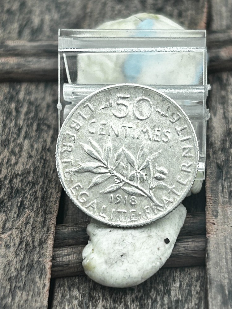 FRANCE 50 CENTIMES 1918 REF B 91