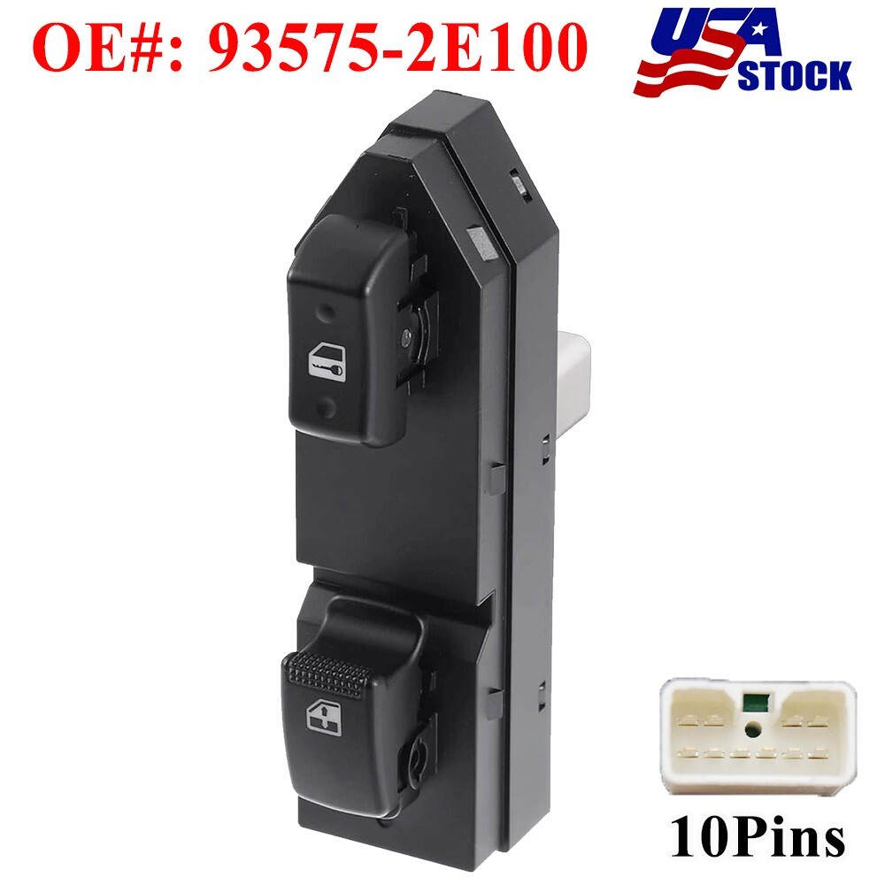 Power Window Switch 935752E100, Front Right Passenger Side Control 93575-2E100