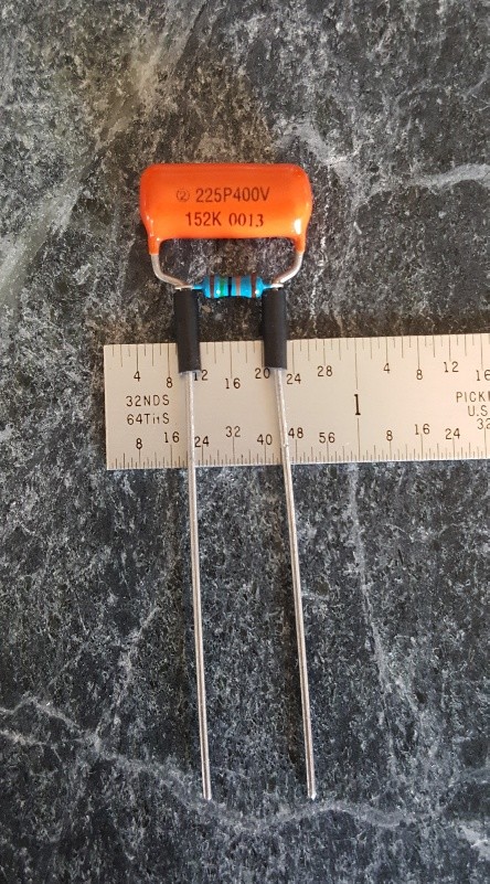 4 -Sprague ORANGE DROP Treble Bleed Mods .0015uf/150k - Strat, Tele, humbuck