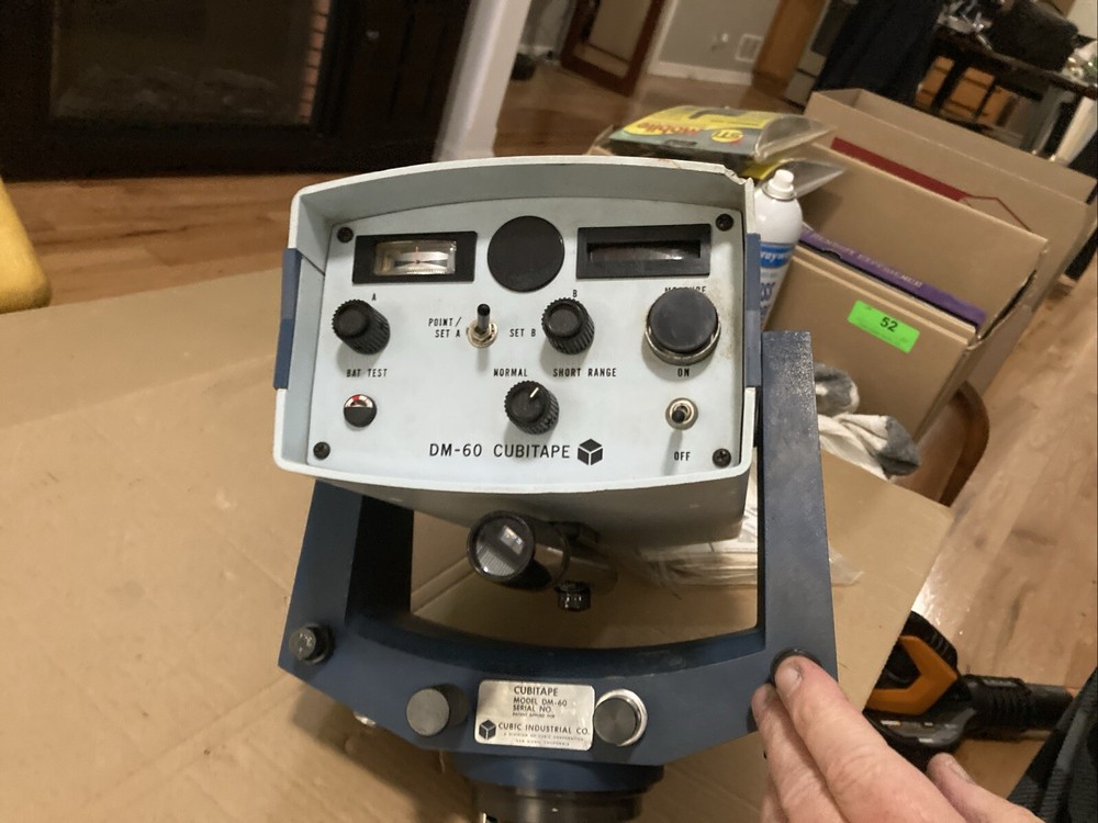 CUBITAPE MODEL DM-60F INFRARED EDM MEASURING DEVICE