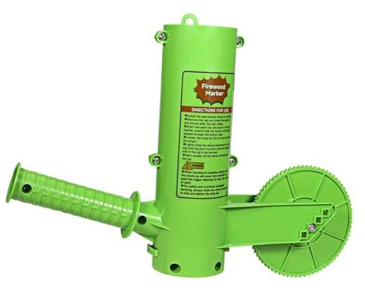 Firewood Marker Tool - Automatic Paint Marking Device with 16'' Roller Wheel,