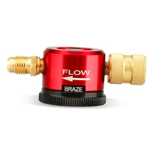 Nitrogen Purging Tool,Hvac Tool for Quickly And Easily Adjusting Nitrogen,Red