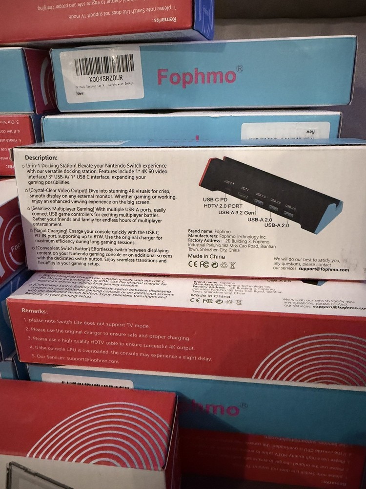 Docking Station For Nintendo Switch/ Switch OLED. (New)