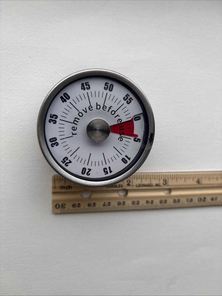 Set 2 Mechanical Manual Digital Kitchen Timer Magnetic Countdown Classroom Clock