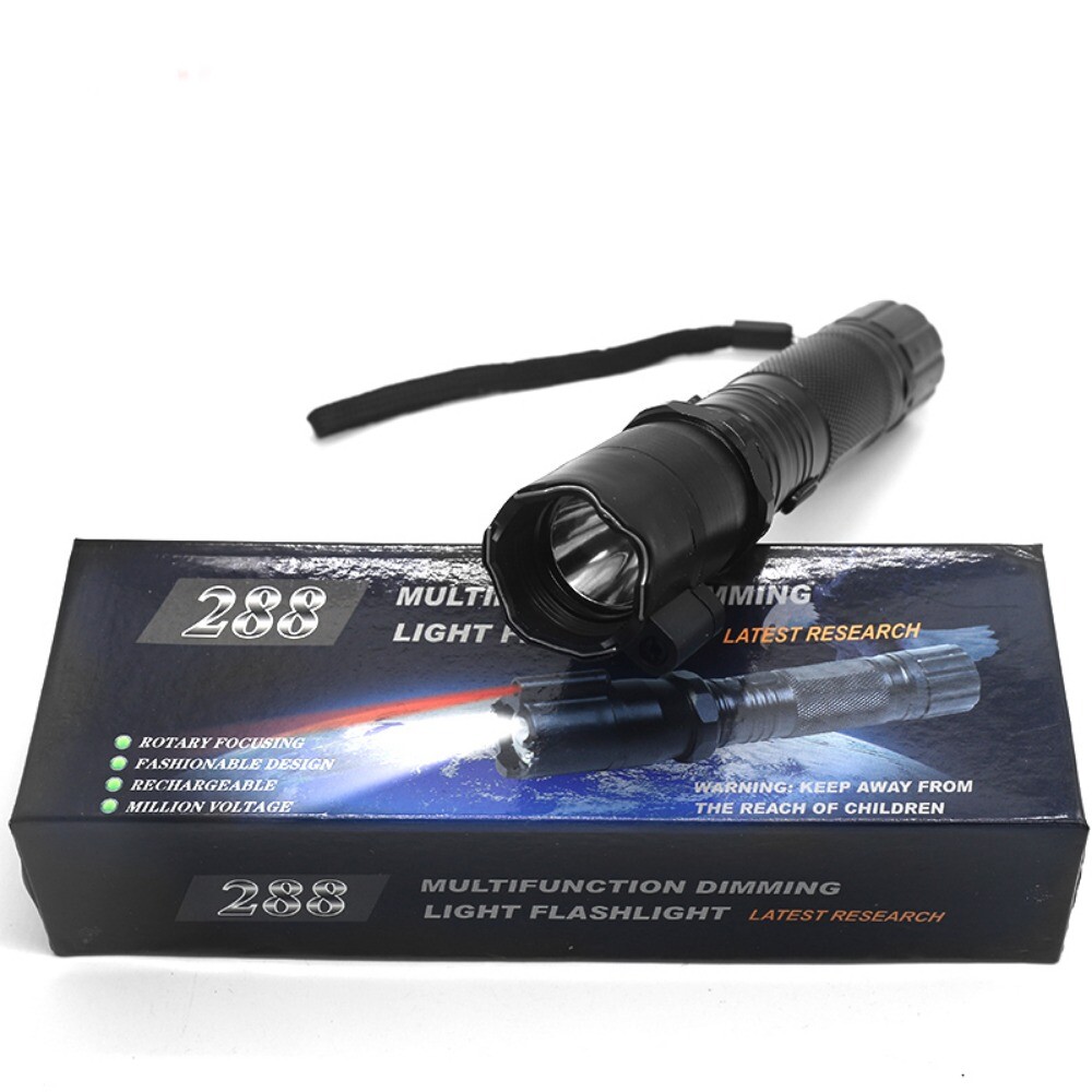 Stun Gun 700 BV Heavy Duty Metal Rechargeable LED Flashlight