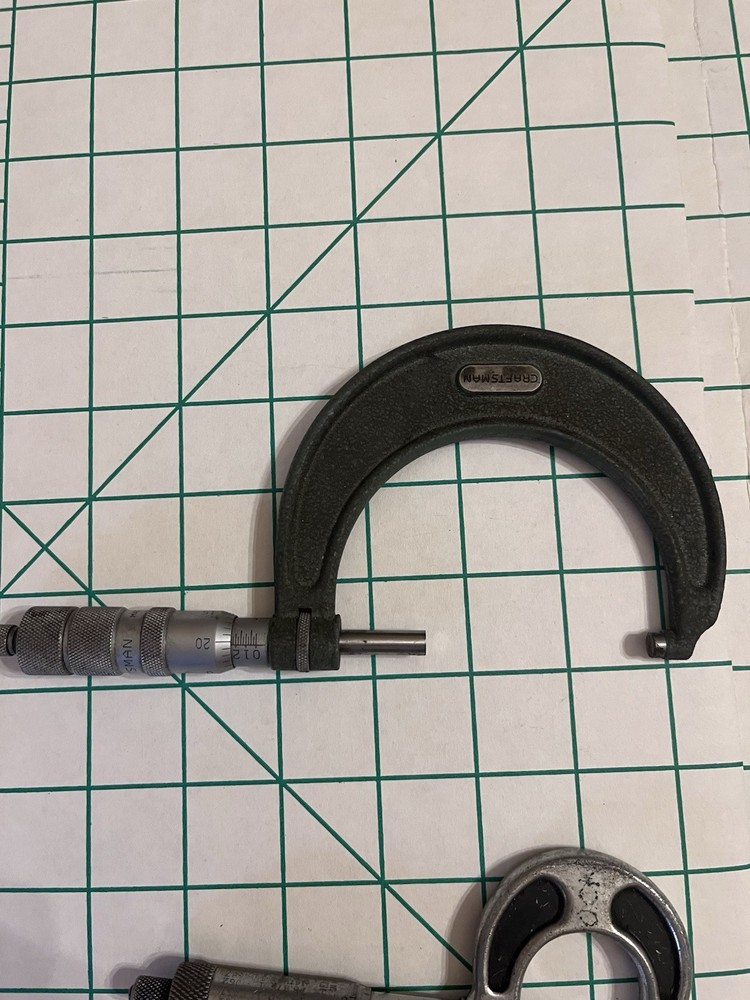 Starrett And Craftsman Outside Micrometers