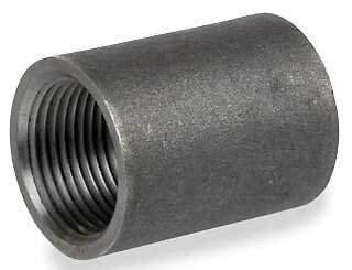 Smith-Cooper 23MC4020 2-Inch Black Steel Pipe Coupling