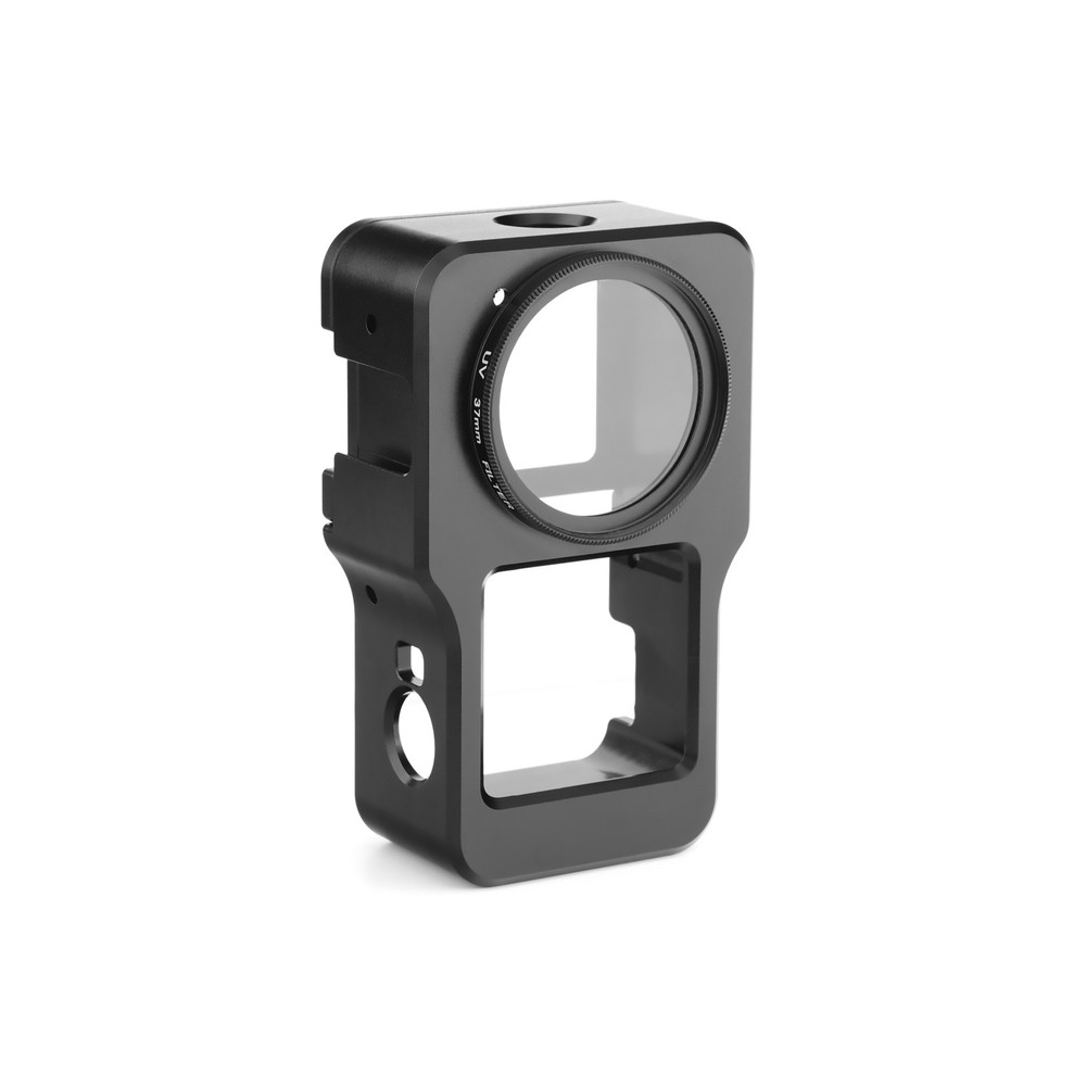 Camera Protective Frame Cover+UV Filter+Lens Cover+Adapter Set For DJI Action 2,