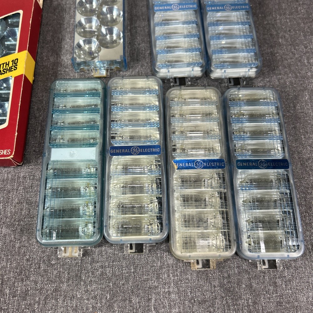 Sylvania Flip Flash Super 10 Blue Dot Flipflash+MISC. GE 8 Flash **