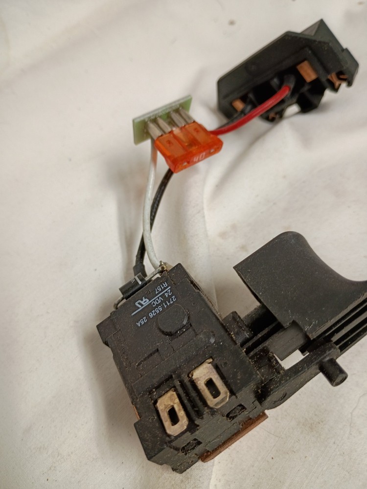 24V Cordless Drill Variable Speed Trigger Switch Assembly w/ Wiring – Tested