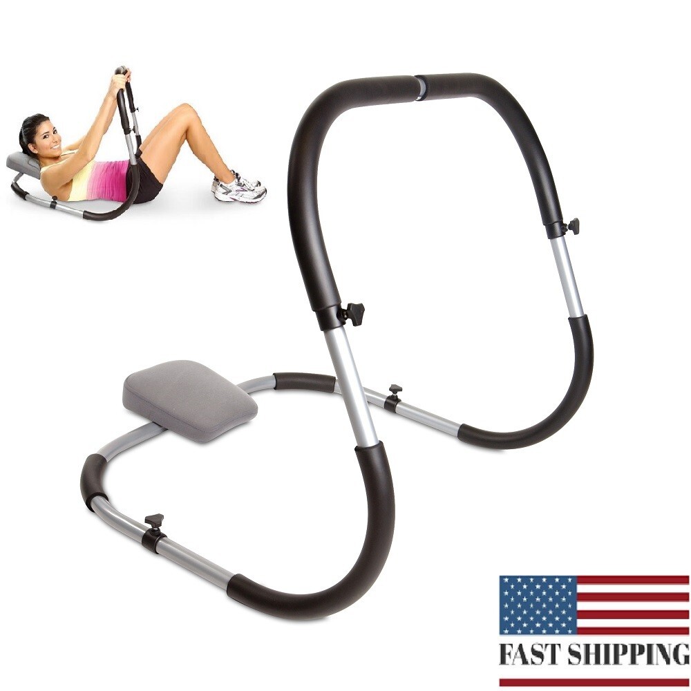 AB Trainer Abdominal Machine Exercise Crunch Roller Workout Exerciser, Home Gym