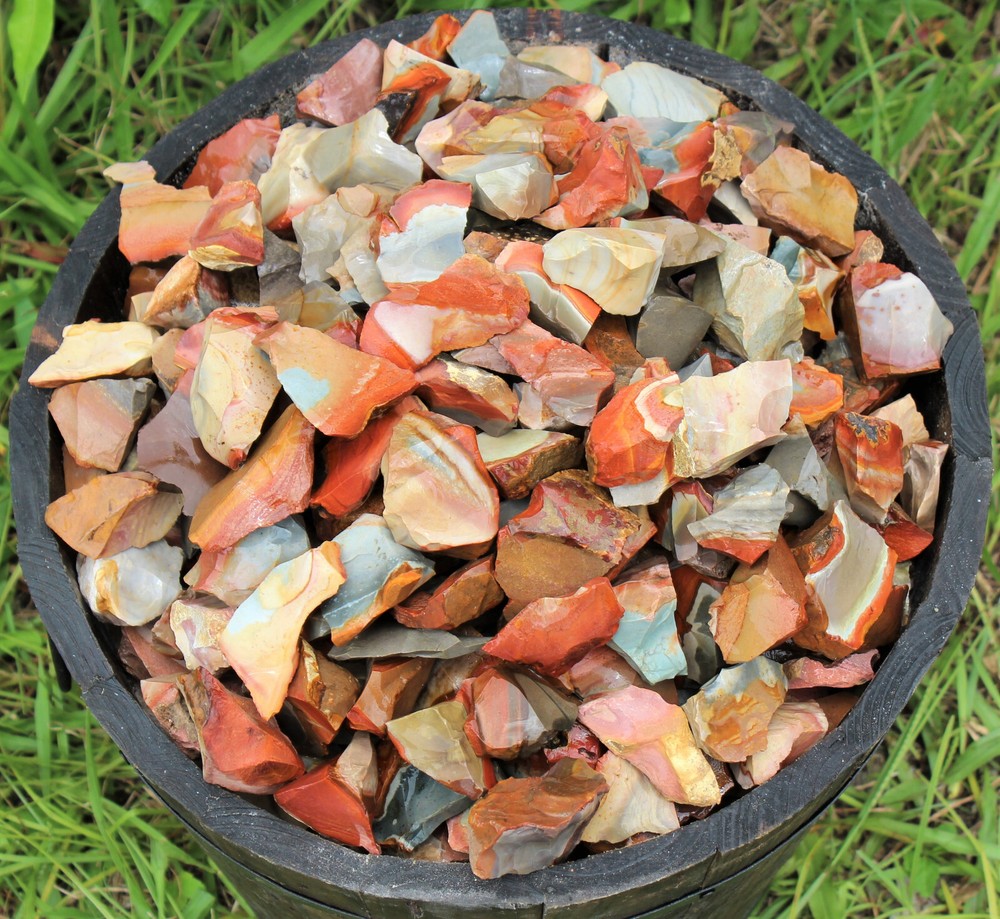 Polychrome Jasper Rough Natural Bulk Lots (Raw Polychrome Jasper, Desert Jasper)