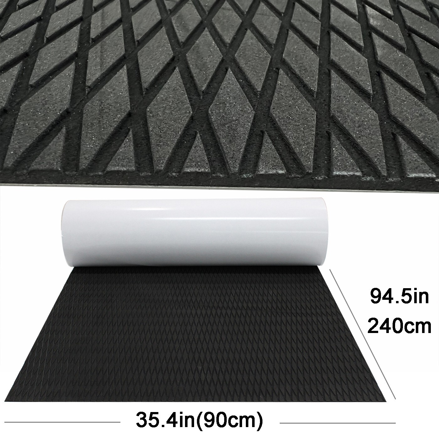 94''x35" EVA Foam Boat Decking Sheet Mat Teak Marine Yacht Flooring Paddle Pad