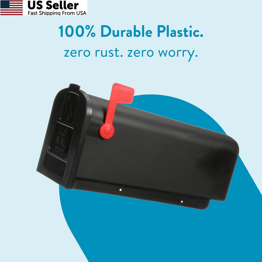 Architectural Mailboxes Parsons™ Rust-Proof Plastic Post Medium, Black