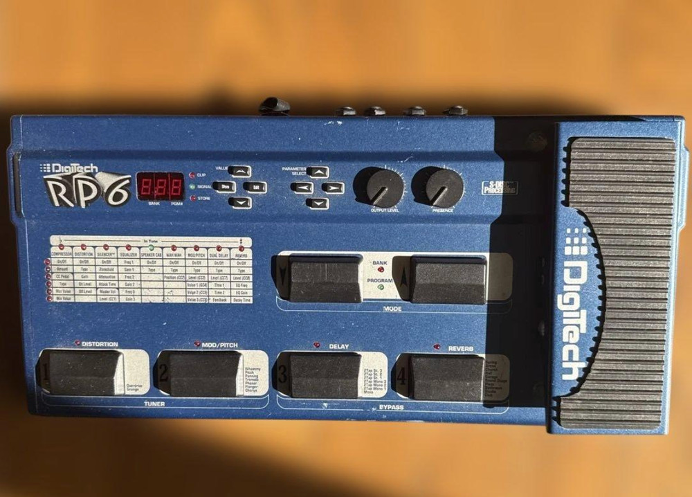 Digitech RP6 Guitar Multi-Effects Processor free shipping