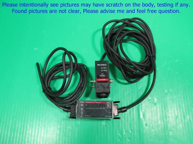 Keyence FT-H20 & FT-55, Temperature Sensor set as photos, sn:random, dφm chk